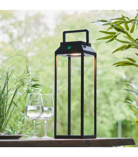 Linterna Modern Touch Dimmable Solar Powered LED Tall Table Lamp-1