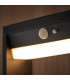 Dannah Modern Solar Powered LED Box Shaped Bollard Lamp Textured Black, PIR Motion & Day Night Sensors, Warm White, IP44