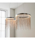 Orphelia LED Pendant Light Fine Silver Chain Waterfall Effect Polished Chrome-4