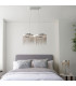 Orphelia LED Pendant Light Fine Silver Chain Waterfall Effect Polished Chrome-6