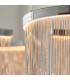 Orphelia LED Pendant Light Fine Silver Chain Waterfall Effect Polished Chrome, Warm White