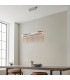 Orphelia LED Bar Pendant Light Fine Silver Chain Waterfall Effect Polished Chrome-2
