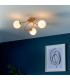 Ellipse Semi Flush 3 Light Lamp Satin Brass-3