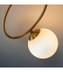 Ellipse Semi Flush 3 Light Lamp Satin Brass-5