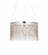 Zelma Cct Remote Control LED Dimmable Pendant Light Fine Silver Chain Waterfall Effect Polished Chrome