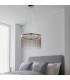 Zelma Cct Remote Control LED Dimmable Pendant Light Fine Silver Chain Waterfall Effect Polished Chrome-2