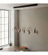 Cosma Modern Designer Integrated LED Cluster Drop Pendant Textured Black Finish-2