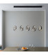 Cosma Modern Designer Integrated LED Cluster Drop Pendant Textured Black Finish-3