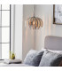 Delphine Decorative Silver Layered Leaf Ceiling Pendant Light-4