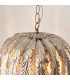 Delphine Decorative Silver Layered Leaf Ceiling Pendant Light - End of Line