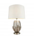 Delphine Decorative Silver Layered Leaf Table Lamp