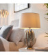 Delphine Decorative Silver Layered Leaf Table Lamp-5