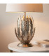 Delphine Decorative Silver Layered Leaf Table Lamp-6