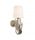 Delphine Decorative Silver Layered Leaf Wall Lamp