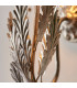 Delphine Decorative Silver Layered Leaf Wall Lamp-5