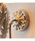 Delphine Decorative Silver Layered Leaf Wall Lamp-6