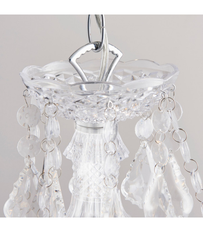 Clarence Decorative 12 Light Chandelier Polished Chrome-6