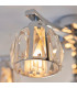 Ria Bathroom Multi Arm Glass Semi Flush Ceiling Lamp-6