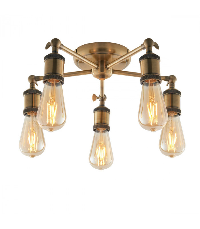 Hal Multi Arm Lamp Semi Flush Ceiling Lamp