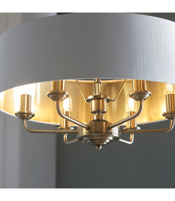 Highclere Single Shade Pendant Ceiling Lamp-4