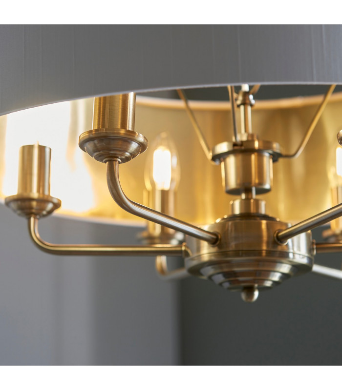 Highclere Single Shade Pendant Ceiling Lamp-5