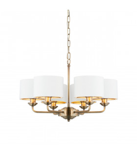Highclere Multi Arm Shade Pendant Ceiling Lamp