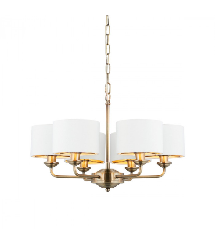 Highclere Multi Arm Shade Pendant Ceiling Lamp