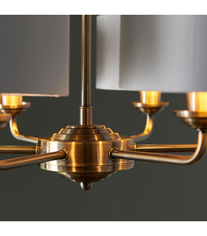 Highclere Multi Arm Shade Pendant Ceiling Lamp-6