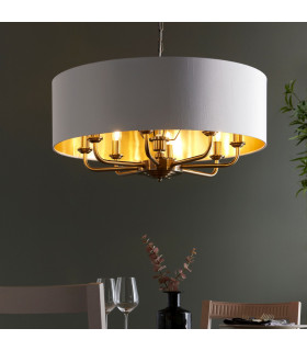 Highclere Single Shade Pendant Ceiling Lamp-1