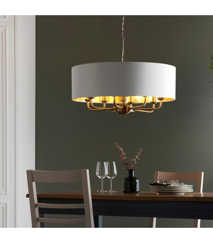 Highclere Single Shade Pendant Ceiling Lamp-4