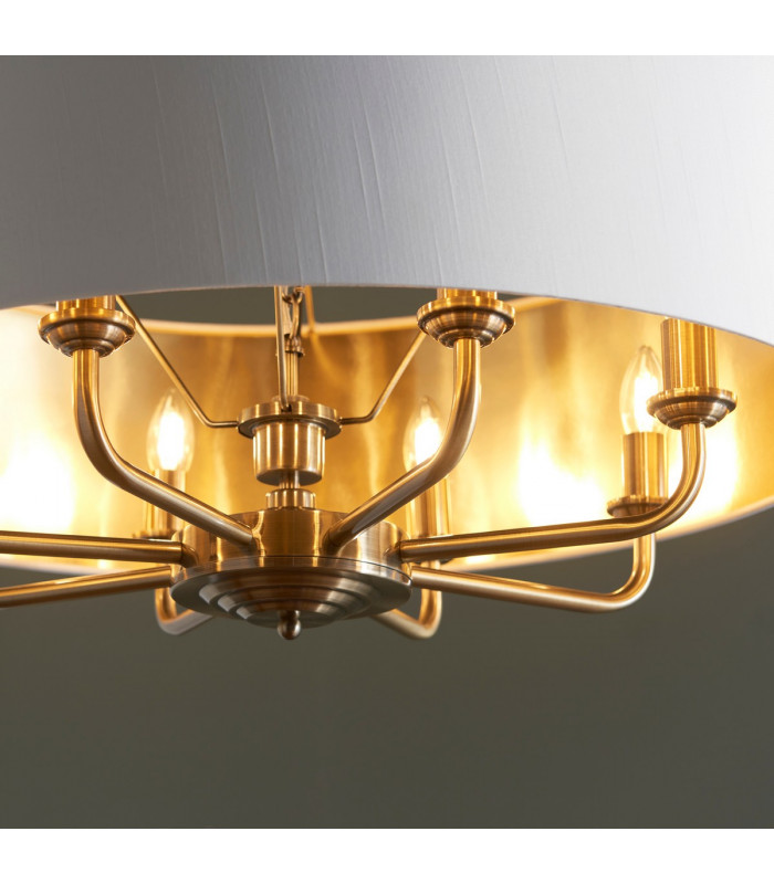 Highclere Single Shade Pendant Ceiling Lamp-5