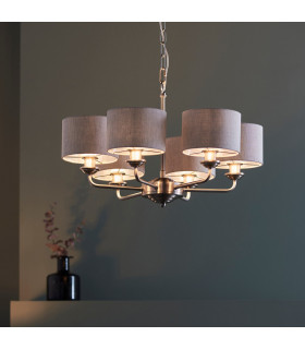 Highclere Multi Arm Shade Pendant Ceiling Lamp-1