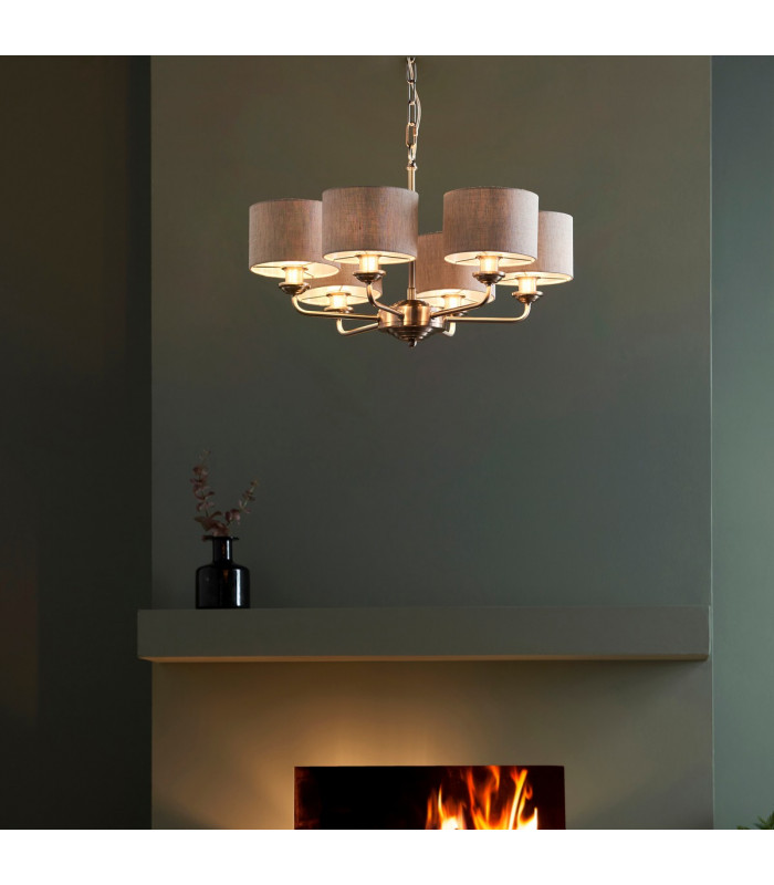 Highclere Multi Arm Shade Pendant Ceiling Lamp-3