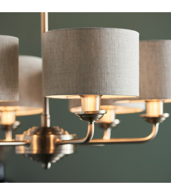 Highclere Multi Arm Shade Pendant Ceiling Lamp-5