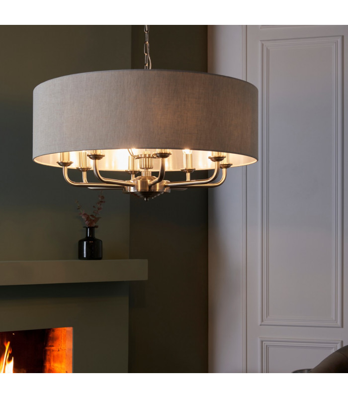 Highclere Single Shade Pendant Ceiling Lamp-3