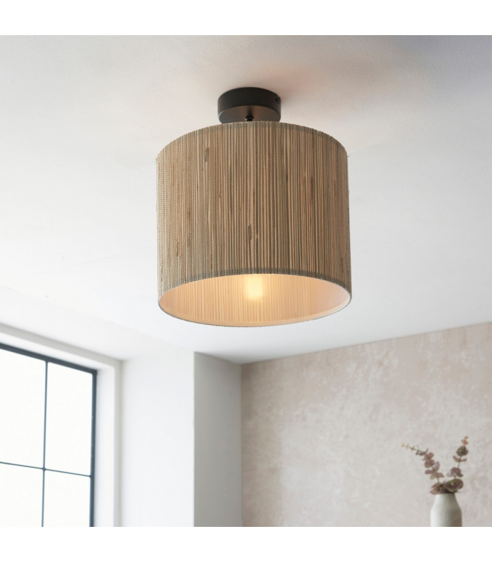 Longshore Single Semi Flush Ceiling Lamp-4