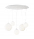 Maytoni Basic Form Modern 5 Light Cluster Pendant Ceiling Light Matt White E27-2