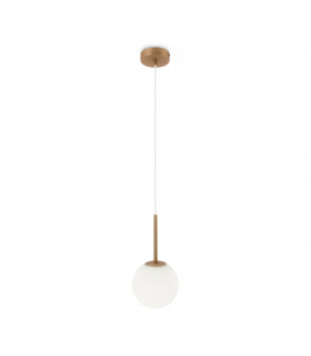 Maytoni Basic Form Small Modern Globe Pendant Ceiling Light Gold E14-2