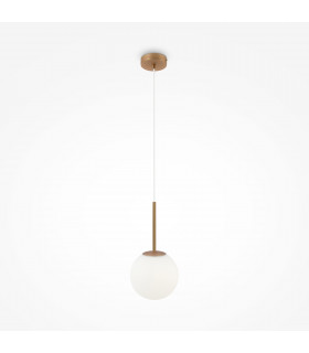 Maytoni Basic Form Medium Modern Globe Pendant Ceiling Light Gold E14-1