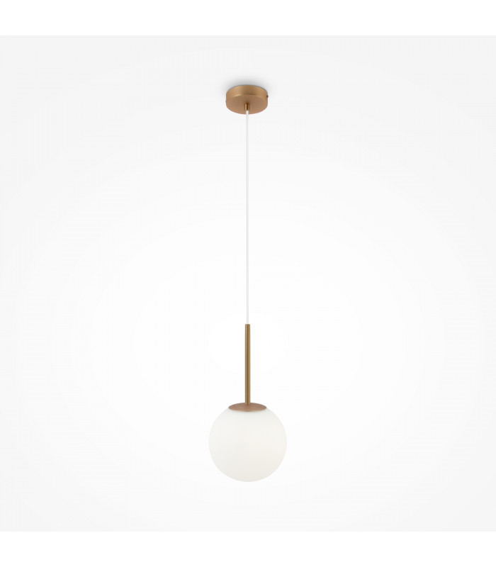 Maytoni Basic Form Medium Modern Globe Pendant Ceiling Light Gold E14-1