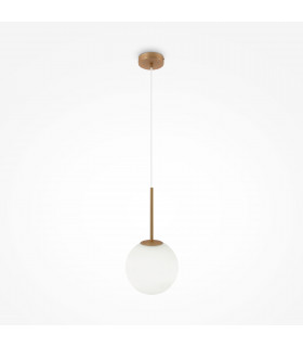 Maytoni Basic Form Large Modern Globe Pendant Ceiling Light Gold E14-1