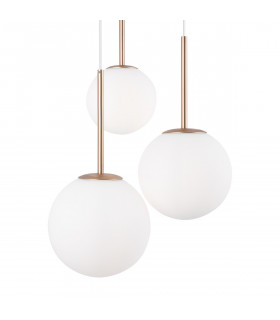 Maytoni Basic Form Modern 3 Light Cluster Pendant Ceiling Light Gold E14-2