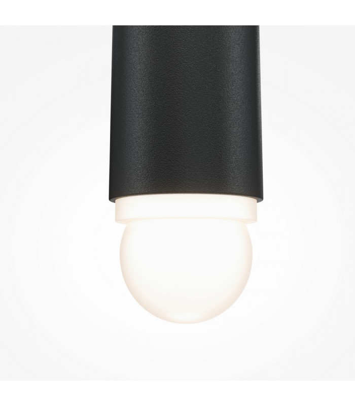 Maytoni Cascade Modern Slim Pendant Ceiling Light Black Integrated LED 4000K-3