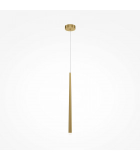 Maytoni Cascade Modern Slim Pendant Ceiling Light Brass Integrated LED 4000K-1