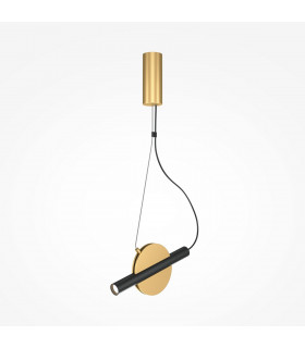 Maytoni Enigma Modern Integrated LED Pendant Ceiling Light Brass 3000K-1