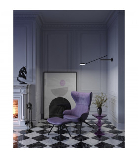 Maytoni Fad Modern Dimmable Integrated LED Wall Lamp Black 3000K-2