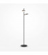 Maytoni Fad Modern 2 Light Dimmable LED Integrated Floor Lamp Matt Black 3000K-1