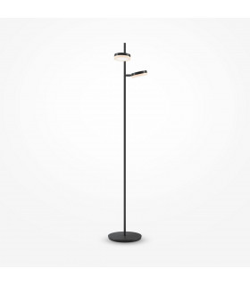 Maytoni Fad Modern 2 Light Dimmable LED Integrated Floor Lamp Matt Black 3000K-1