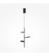 Maytoni Fad Modern 3 Light Integrated LED Pendant Ceiling Light Matt Black 3000K-1