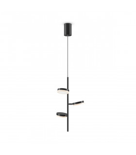 Maytoni Fad Modern 3 Light Integrated LED Pendant Ceiling Light Matt Black 3000K-2